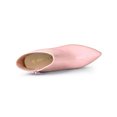 thumbnail image 4 of BLISSFUL STEP Women's Pointed Toe Stiletto High Heel Ankle Boots Pink (Size 6), 4 of 6