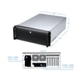 thumbnail image 2 of Rosewill RSV-L4000U Server Chassis Rackmount Case | 8x 3.5" HDD Bays, 3x 5.25" Devices, 5x120mm, 2x80mm Fans, 2 of 8