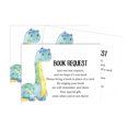 thumbnail image 2 of Inkdotpot 30Dinosaur Jungle Animals Baby Shower Book Request Cards Bring A Book Instead Of A Card Baby Shower Invitations Inserts Games, 2 of 6