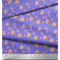 thumbnail image 2 of Soimoi Rayon Fabric Leaves & Flower Floral Print Fabric by Yard 42 Inch Wide, 2 of 3