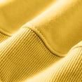 thumbnail image 5 of Milgrthf Unisexe Garçons Filles Chandails d'Automne Sport Décontracté Manches Longues Fermeture Éclair Complète Mignon Col Ras du Cou Basique Couleur Unie Chandails à Capuchon Chandail avec Poche Jaune 7-8 Ans, 5 of 5