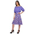thumbnail image 2 of Moomaya Jupe Imprimée pour Femmes en Poly Spandex Tenue Décontractée Jupe d'Été pour Filles, 2 of 5