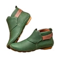 thumbnail image 4 of Bottes XZNGL pour Femmes Hiver Bottes d'Hiver pour Femmes Automne Hiver Bottines pour Femmes Bout Rond Talon Compensé Bas Bottes Chaussures Décontractées, 4 of 4
