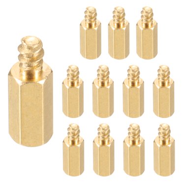 12 Pcs M2 Entretoise Hexagonale 6+3 mm, Entretoise Filetée Entretoises Hexagonales