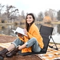 thumbnail image 4 of Dvkptbk Home Essentials Outdoor Folding Chair Portable Ultralight Folding Stool Fishing Chair Camping Backrest Sitting Chair Camping Mazar Apartment Essentials, 4 of 5