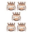 thumbnail image 2 of Transemion 36 Pieces Ear Gauges Stretching Kit Expanders 14G-00G Plugs Rose Gold 36 Pcs 5Set, 2 of 6