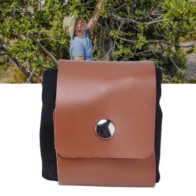 Fruit Fruit Picking Bag Waist Hanging Material PU Style Folded Save Space Belt Foraging Bag