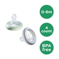 thumbnail image 4 of Tommee Tippee Breast-Like Pacifier, Skin-Like Texture, Symmetrical Design, BPA-Free Binky, 0-6m, 4-Count, 4 of 6
