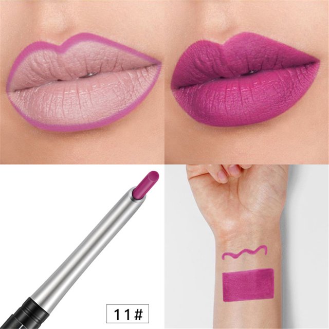 Waterproof Professional Lipliner Makeup Waterproof Lip Liner Pencil 17 Colors , Color Lipstick