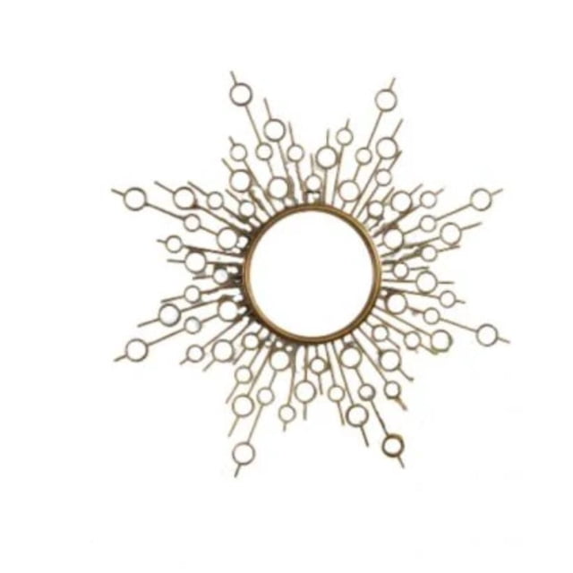 Miroir Star en fer et verre miroir (Silver Import)