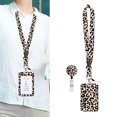 thumbnail image 3 of lionlar Cute ID Card Holder Lanyard with Clip Card Sleeve Accessories Hang Rope Keychain styleF, 3 of 9