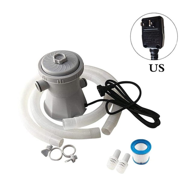 tredstone Cartridge Pool Filters Pump Electric Filter Pump Set 300 Gallon Removable Filter Element Circulating Pump Kits Above Ground for Swimming Pool