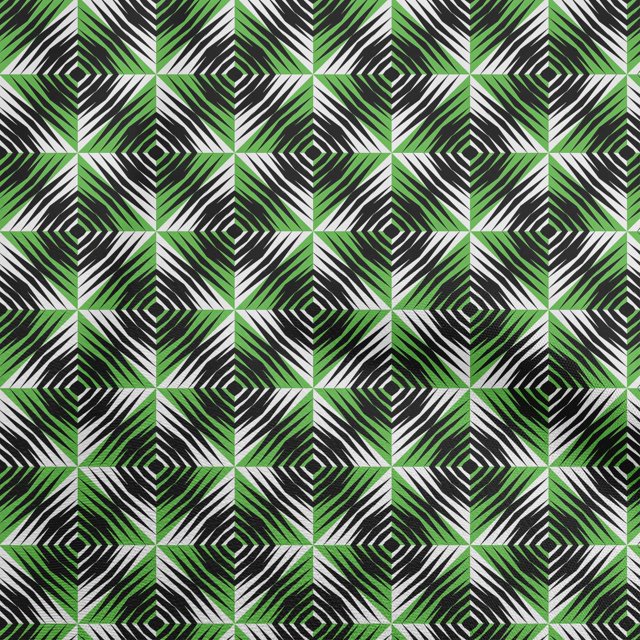 oneOone Rayon Green Fabric Moire Sewing Craft Project Fabric Prints by Yard 56 Inche Wide-9353