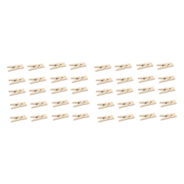 mmirethe Durable Wooden Clothespins - Convenient To And Multipurpose Clips For Photo And Decoration Wooden Clips Fashion 72mm锛?5锛?2PCS
