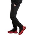 thumbnail image 2 of Hanes Mens Sport Ultimate Cotton Fleece Sweatpants With Pockets, 2XL, Black, 2 of 4