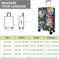 thumbnail image 3 of Travel Luggage Cover Suitcase Protector Fits 18-32 Inch Luggage Wheel Covers Patterned Travel Related Items Flower Luggage Protector Elastic Luggage Anti-scratch Suitcase Cover XL, 3 of 5
