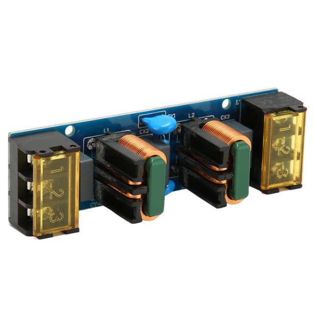 EMI Filtering Module, Low Pass Stable EMI Filter Board Suppress Interference Bidirectional 50 60Hz AC Thickened Copper Foil For Lighting For Automation System