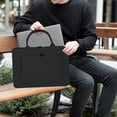 thumbnail image 1 of Felt Laptop Sleeve Large Capacity Storage Bag for 15 Inch Devices Office Use 1pc, 1 of 6