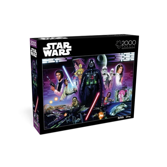 Buffalo Games Star Wars - Ne sous-estimez pas la Force, puzzle en bois de 2000 pièces interconnectées pour les adultes de 14 ans et plus.