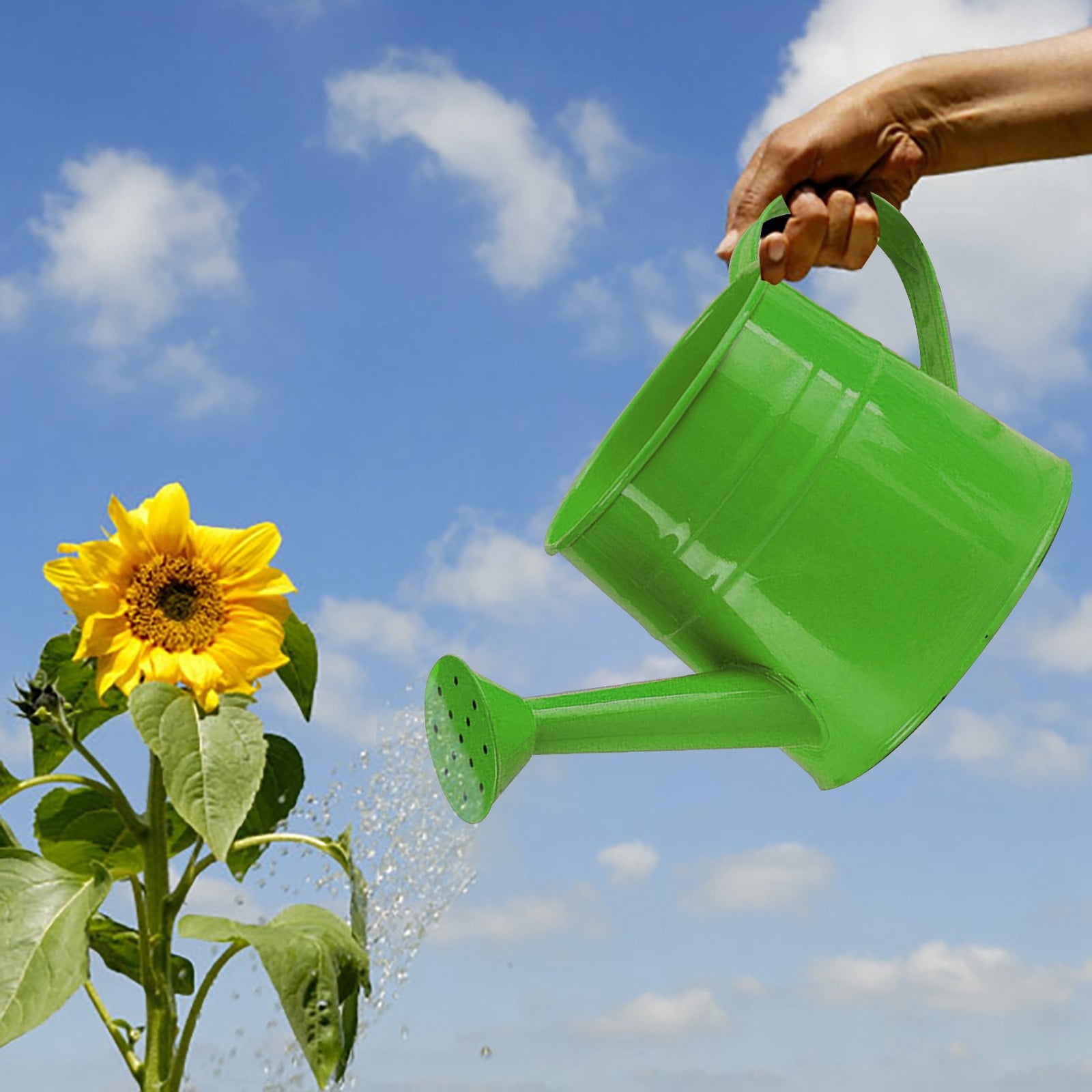Watering Cans for Indoor Use Galvanized Shower Bucket Tinplate Kettle Style Watering Pot for Home and Gardening