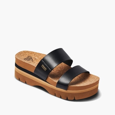 Reef Femmes CUSHION VISTA HI 2.5 à Talon Compensé Noir