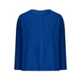 thumbnail image 4 of Yyuzo Blazer Ouvert pour Femmes Cardigan à Manches Longues Veste Courte Décontractée de Bureau, 4 of 6