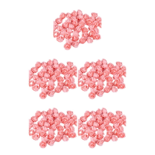Transemion 500pieces Wreath Wedding House Decor Lasting Impression With These Exquisite meat pink 5Set