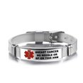 thumbnail image 1 of JUNWELL Adjustable Wristband Emergency Medical Bracelets Medical Alert IDs Bracelet, 1 of 21