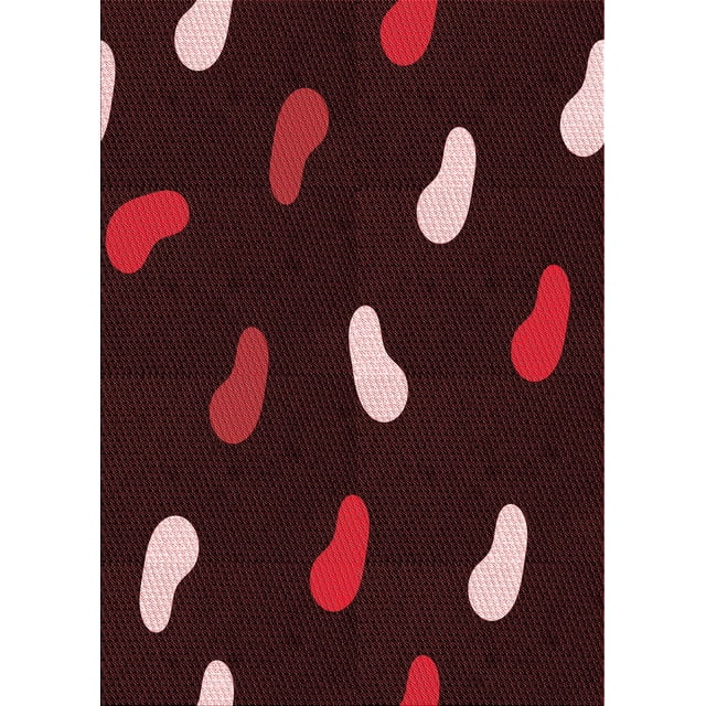 Ahgly Company Tapis Rectangulaire Lavable en Machine Intérieur Transitionnel Marron Chocolat, 3 Pieds x 5 Pieds