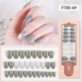 thumbnail image 1 of EGNMCR Press on Nails The New Wearable Nail Long Tip-shaped Detachable Reusable Fake Nail Wear Patch Lazy fixed, 1 of 2