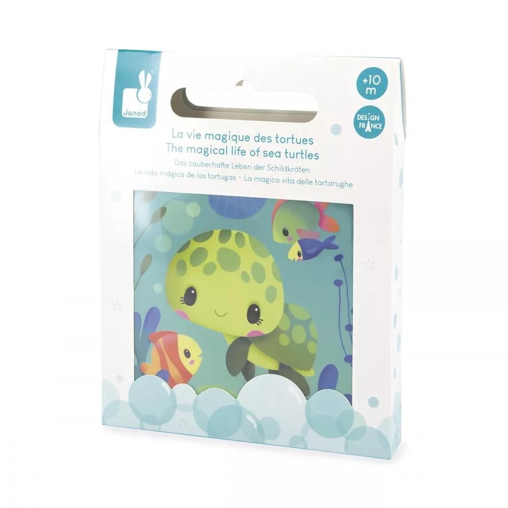 Magical Sea Life Turtle Bath Book - Motor Skill Development - Ages 10 Months and Up