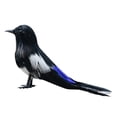 thumbnail image 2 of veasfak Artificial Bird Feathered Realistic Garden Home Decor Ornament - Multi, Magpie, 2 of 8