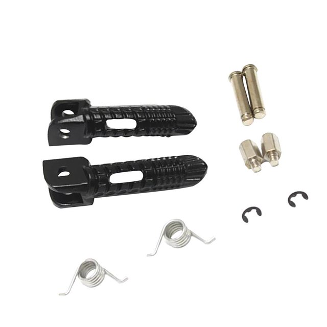 jinwen Pair Front & Rear Footpegs Pedals for for GSXR600 GSXR750 GSXR1000 Black
