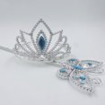 thumbnail image 5 of Girls Princess Crown Lovely Shiny Rhinestone Dress up Crown with Princess Wand, 5 of 5