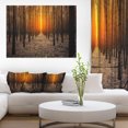 thumbnail image 1 of Halloween Themed Spooky Dark Forest - Oversized Forest Canvas Art, 1 of 3