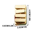 thumbnail image 2 of Gold Metal Decompression Toy Stress Relief Clicker Anxiety Relief Fidget Toy Portable Piano Key Design Relaxation Gadget For Adults Office 1.8X1X0.2 Inches 0.12 Lbs, 2 of 4