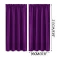 thumbnail image 3 of TIMIFIS Thermal Insulated Blackout Curtains for Bedroom with Black Liner Solid Colour Blackout Curtains for Living Room Kitchen Window Curtains, 3 of 3