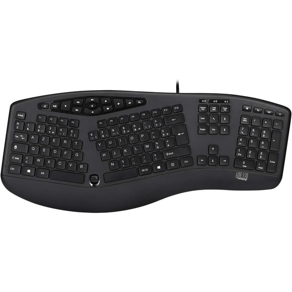 Adesso French Canadian Ergonomic Desktop Keyboard