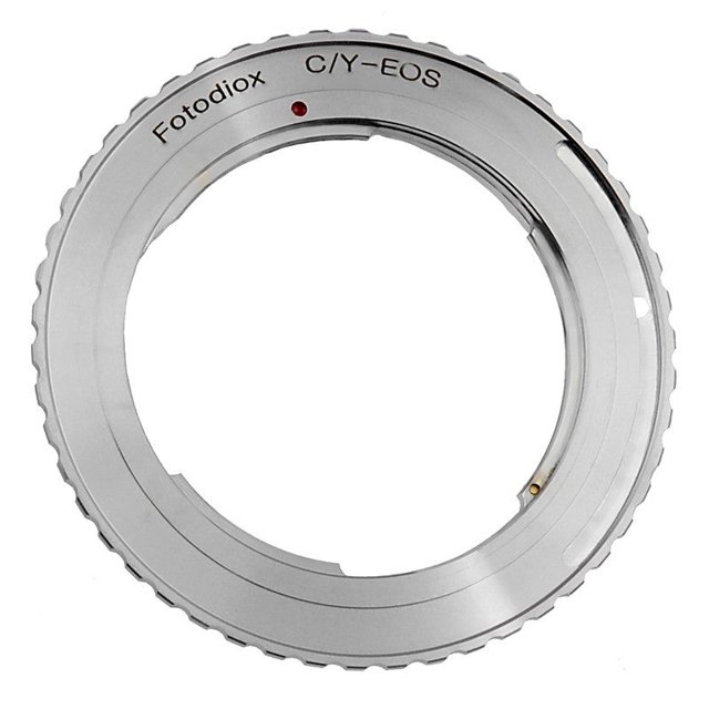 Fotodiox Lens Mount Adapter - Contax/Yashica (CY) SLR Lens to Canon EOS (EF, EF-S) Mount SLR Camera Body
