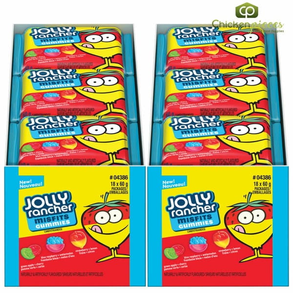 JOLLY RANCHER Misfits Gummies Candy 1.08kg/2.38Lbs