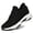 Black, variant on Men's High Top Outdoor Hiking Sneakers for Autumn Winter Seasons Breathable Adventure Footwear