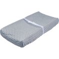 thumbnail image 1 of Housse de matelas à langer Gerber Baby Boys gris à pois, 1 of 2