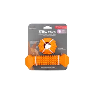 One Paw, 2 pack Rubber Chew Dog Toy, Small, Treat Dispenser