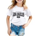 thumbnail image 1 of Camisole avec Soutien-Gorge, Mode Décontractée pour Enfants, Imprimé, Col Rond, Manches Courtes, T-Shirt Ample, 1 of 4