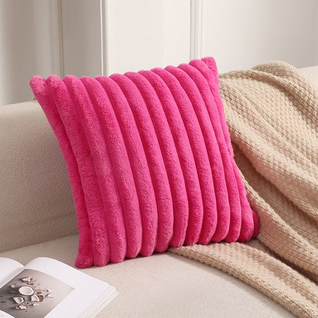 LSLJS Christmas Pillowcase Border Wholesale Pillowcase Solid Colour Without Core Plush Christmas Pillowcase, Festival Pillowcase