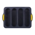 thumbnail image 1 of Dvkptbk Bread Mold Loaf Pan Set of 1 with Four Buns French Bread Loaf Pan Bread Pan Non-Stick Pan Easy to Release Household Food Baking Breakfast Romantic Dinner Tool Kitchen Essentials, 1 of 1