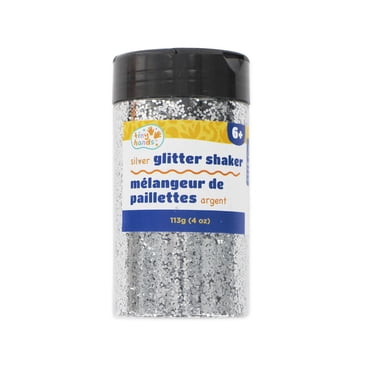 TINY HANDS argent Glitter Shaker 113 g (4 oz) Age 6+