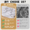 thumbnail image 4 of 10 Skeins Black Embroidery Floss, 8m Cotton Embroidery Floss - Cross Stitch Thread Set,White-1, 4 of 7