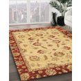 thumbnail image 2 of Ahgly Company Indoor Rectangle Abstract Orange Oriental Area Rugs, 7' x 9', 2 of 6