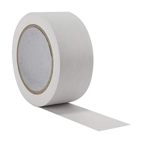 APT, (White, 2?? Width, 36 Yds Length), PVC Marking Tape, Premium Vinyl Safety Marking, Dance Floor Splicing Tape, Floor Tape and Caution Tape, 6 mil Thick